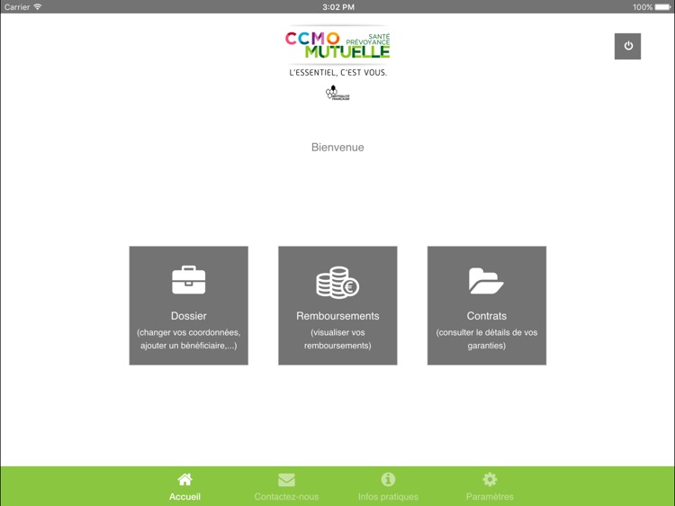 CCMO Mutuelle Tablette
