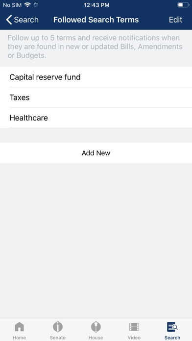 SC Legislature Screenshot