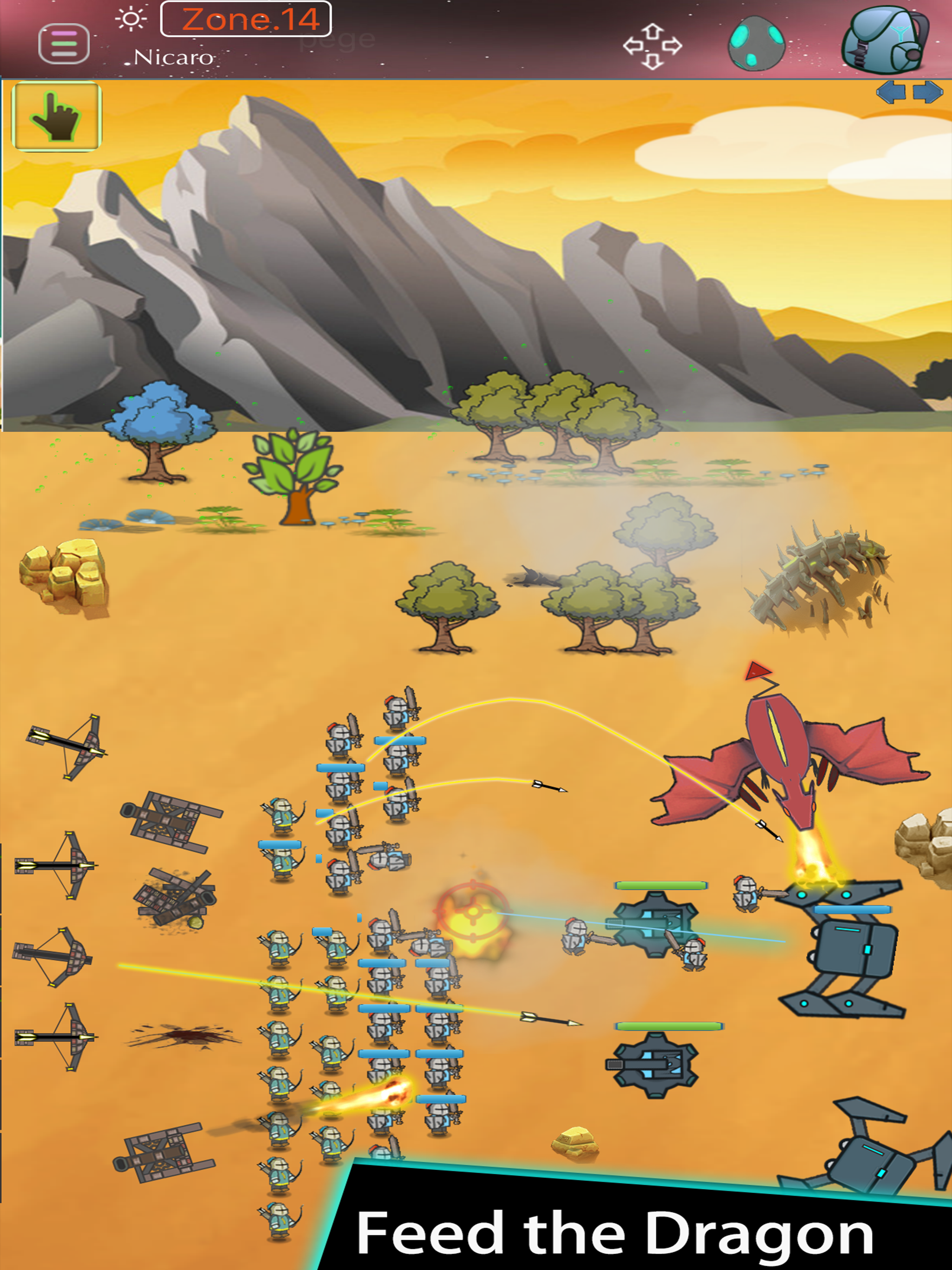 Alien farm and battle