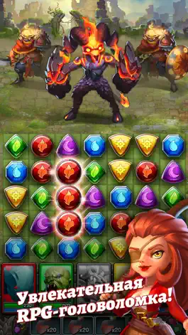 Game screenshot Dragon Strike: Puzzle RPG mod apk