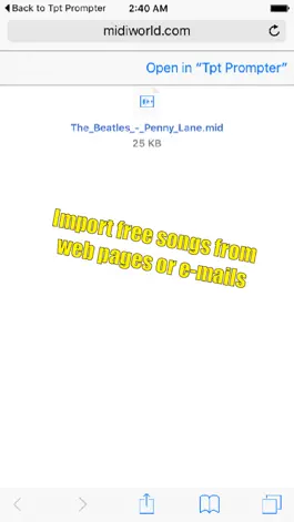 Game screenshot Trumpet Prompter hack