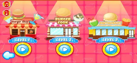 Burger shop fast food