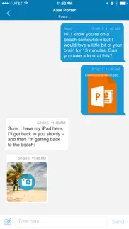 at&t business messenger iphone screenshot 4