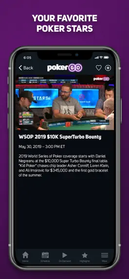 Game screenshot PokerGO: Stream Poker TV apk