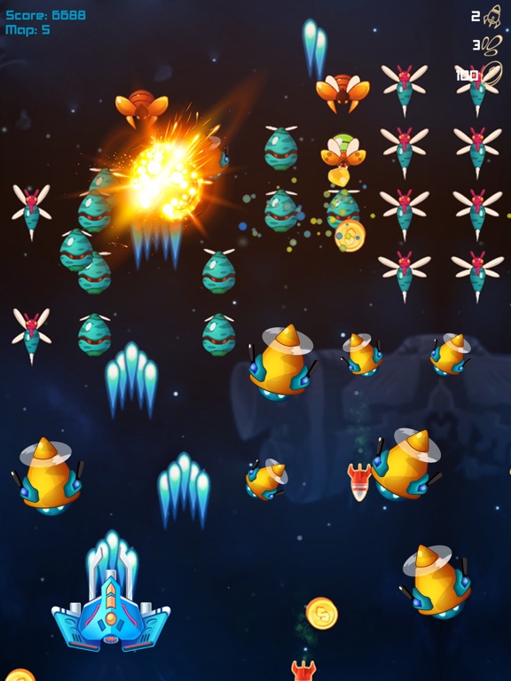 Screenshot #6 pour Galaxy Attack Alien Shooter II