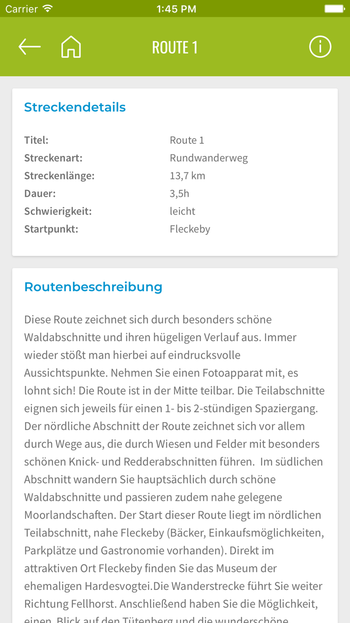 Naturpark - Hüttener Berge