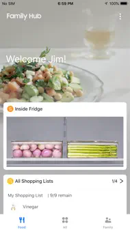 Samsung Family Hub iphone bilder 0