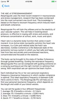 vital-eq respiroguide pro iPhone Captures Décran 3