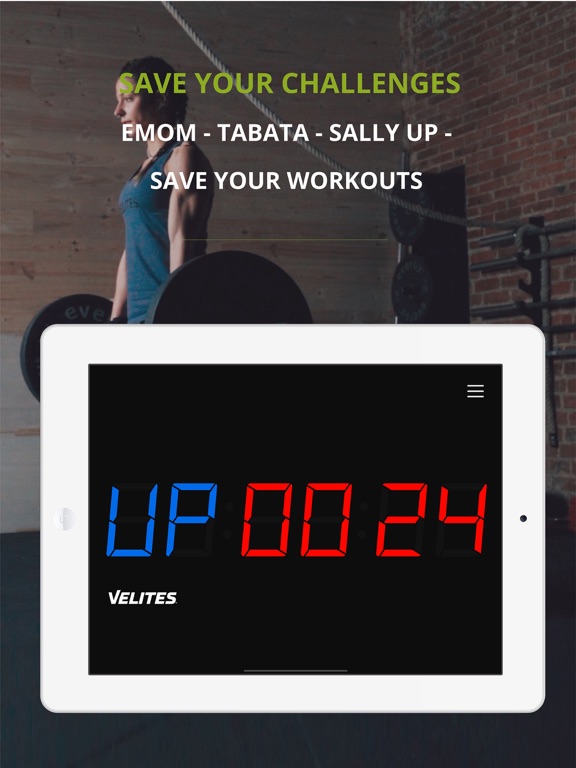 Velites Workout Interval Timer iPad screenshot 2 - Health & Fitness app