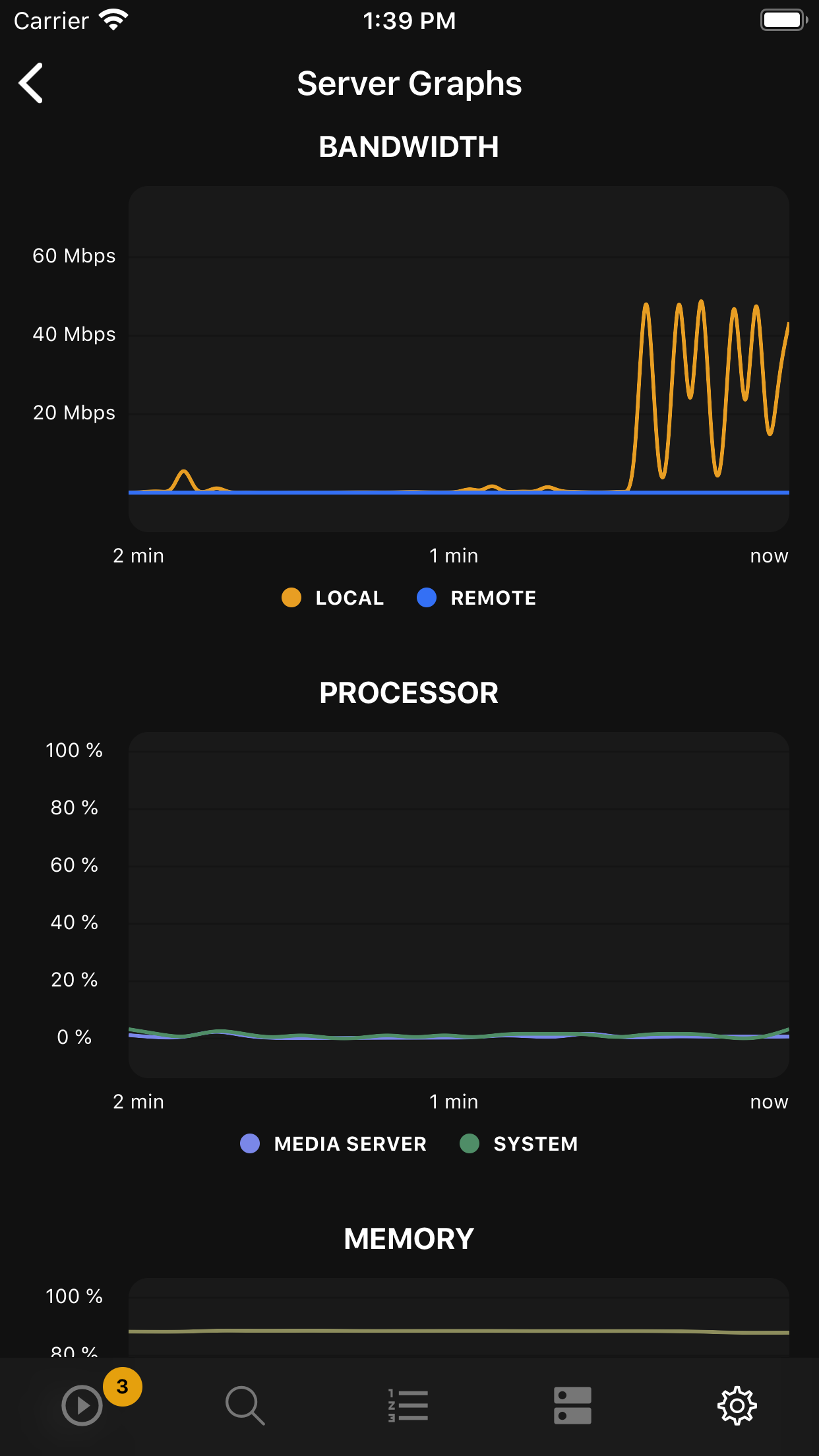 Plex Dash screenshot 2