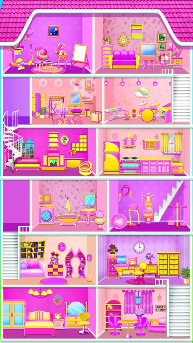 Baby Girls - Doll House Games Screenshot