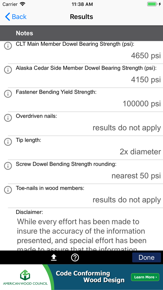 #8. AWC Connection Calc (iOS) 由: American Wood Council