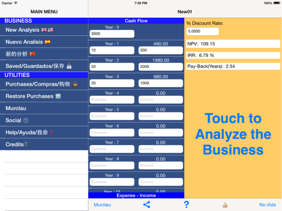 Screenshot #4 pour Basic Business Analyzer