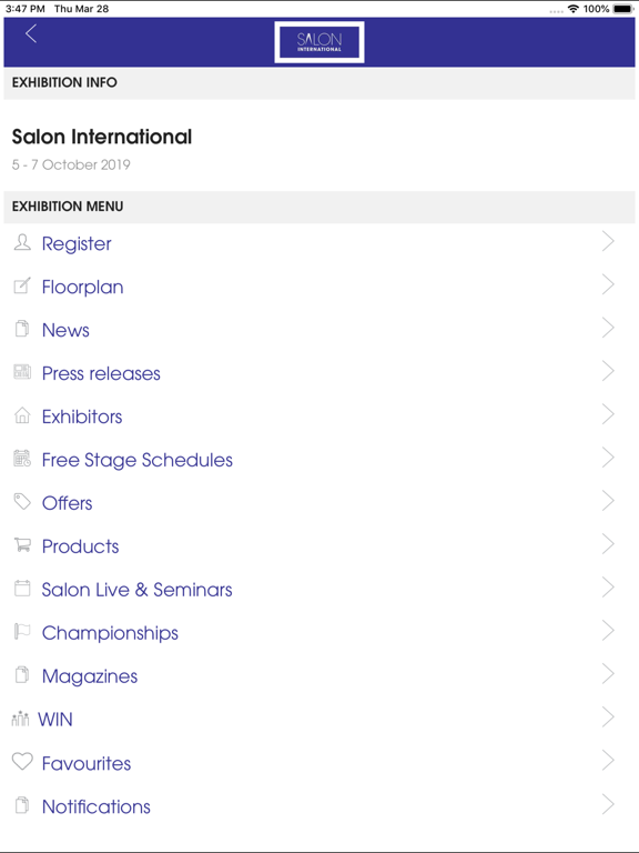 Screenshot #5 pour Salon International Show