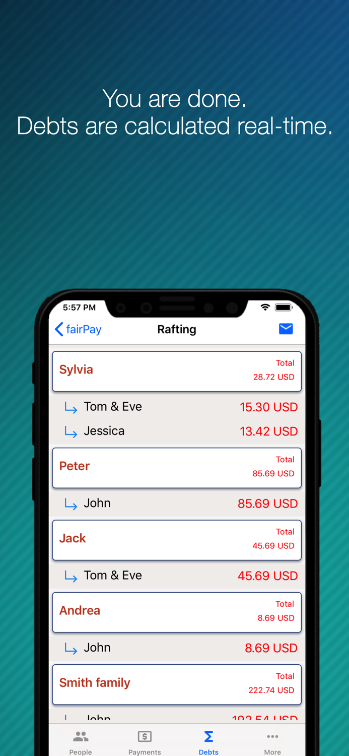 fairPay - Share Expenses