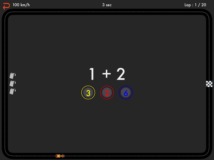 Learn Maths - Racing Game