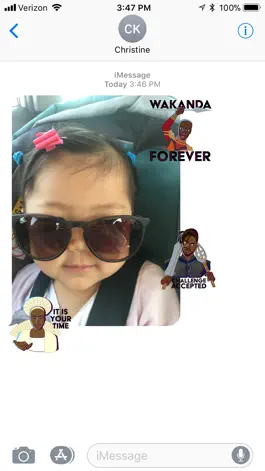 Game screenshot Marvel Stickers: Black Panther hack