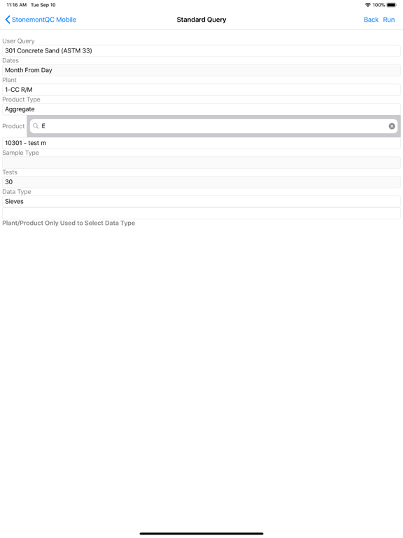 StonemontQCM iPad screenshot 3 - Business app