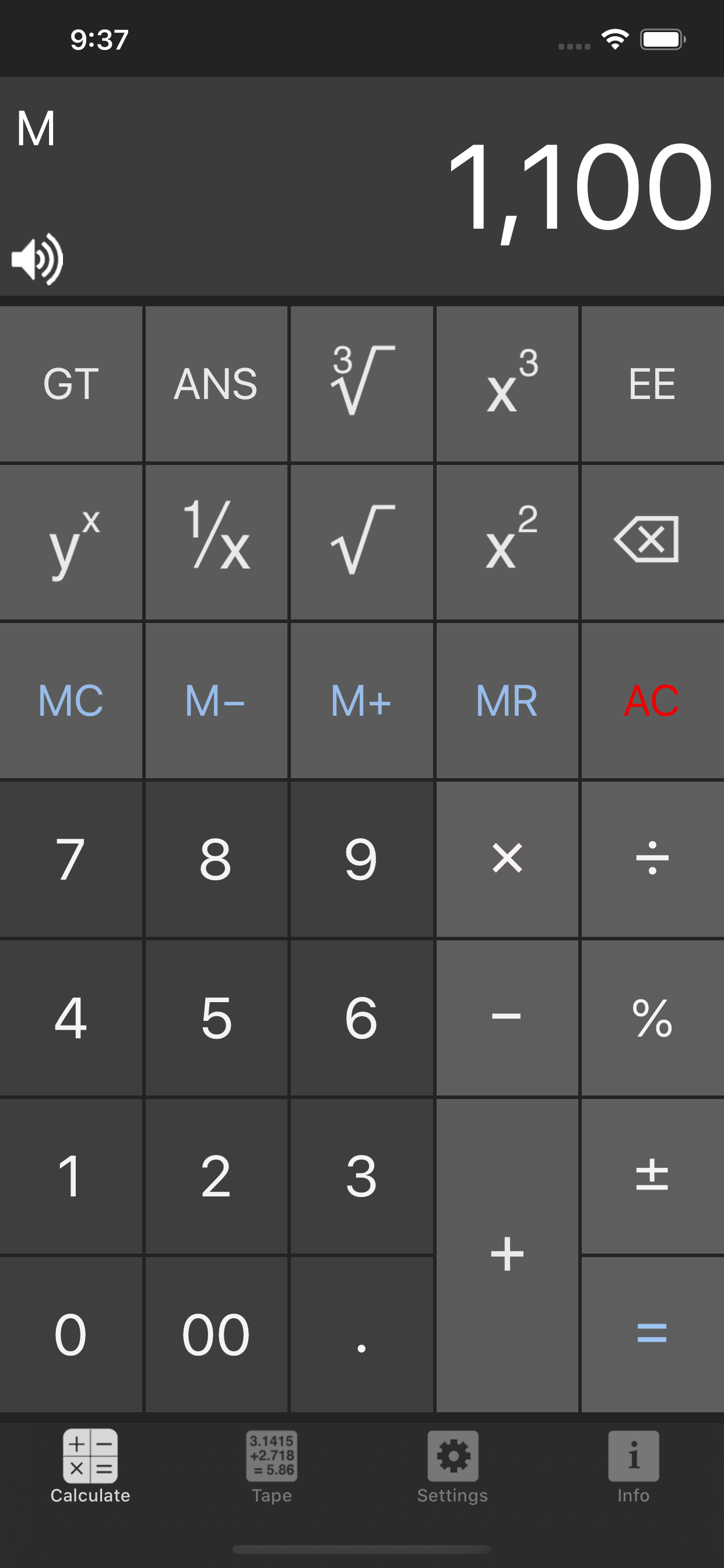 Calculator Silver Lite