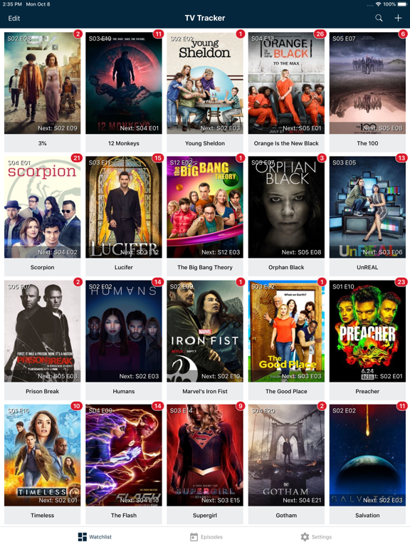 Screenshot #4 pour TV Tracker - TV Show Tracker