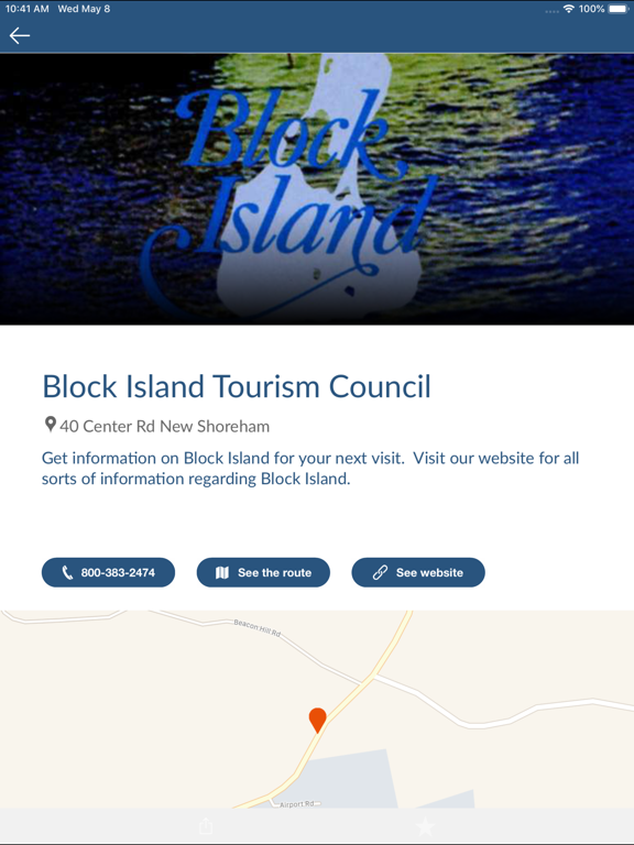 The Block Island App iPad screenshot 7 - Travel app