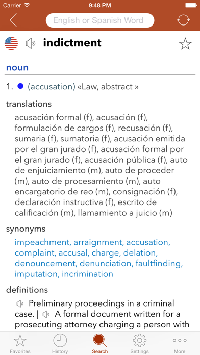 Screenshot #3 pour Spanish Legal Dictionary