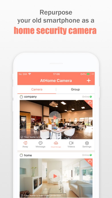 Athome Camera Pro:Monitor Screenshot