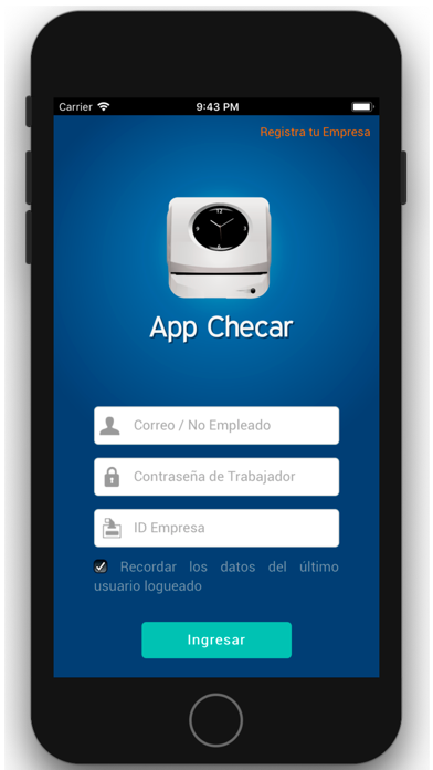 Screenshot #1 pour App Checar Fingerprint