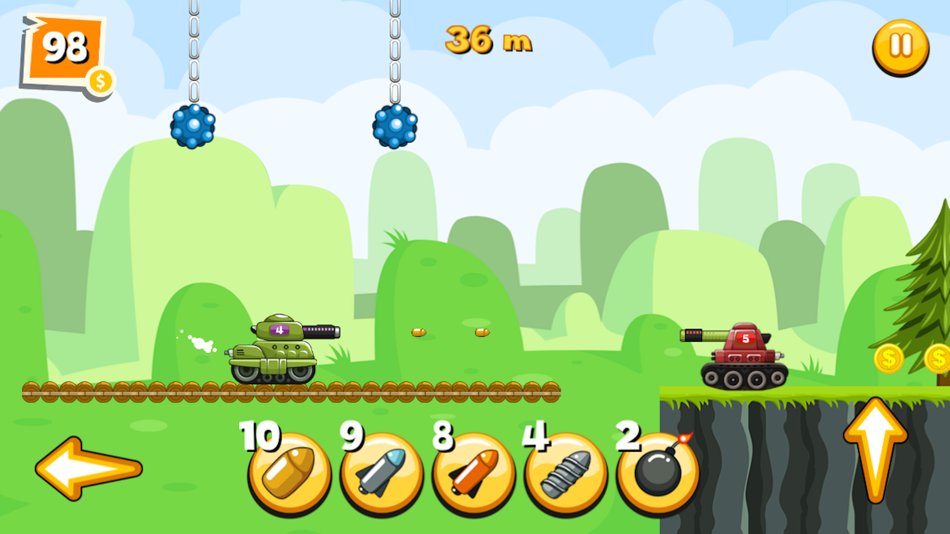 #5. Tiny Tank Challenge (iOS) De: Wipoo Chatwaranon