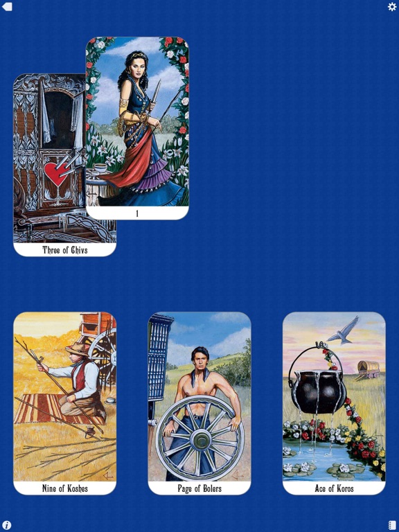 Romani Tarot iPad screenshot 5 - Entertainment app