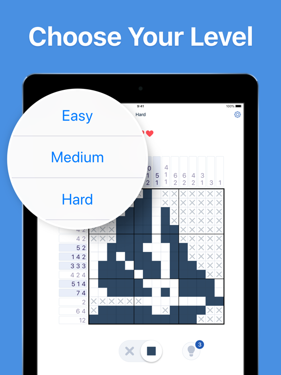 iPad Image of Nonogram.com - Griddlers Game