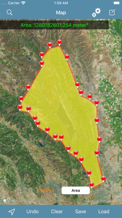 Geo Measure (Distance & Areas) Screenshot