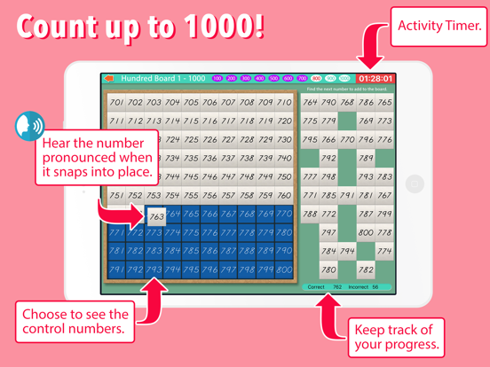 Hundred Board School Edition iPad screenshot
