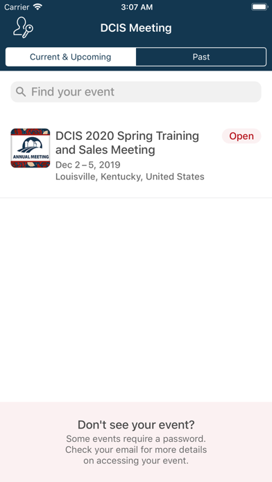 DCIS Annual Meeting screenshot 2