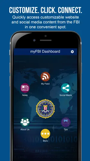 myFBI Dashboard screenshot 1