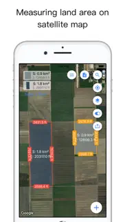planimeter pro for map measure iphone screenshot 1