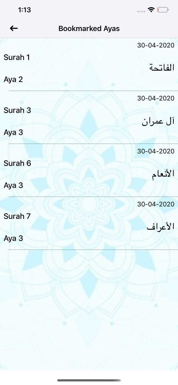 iPhone screenshot