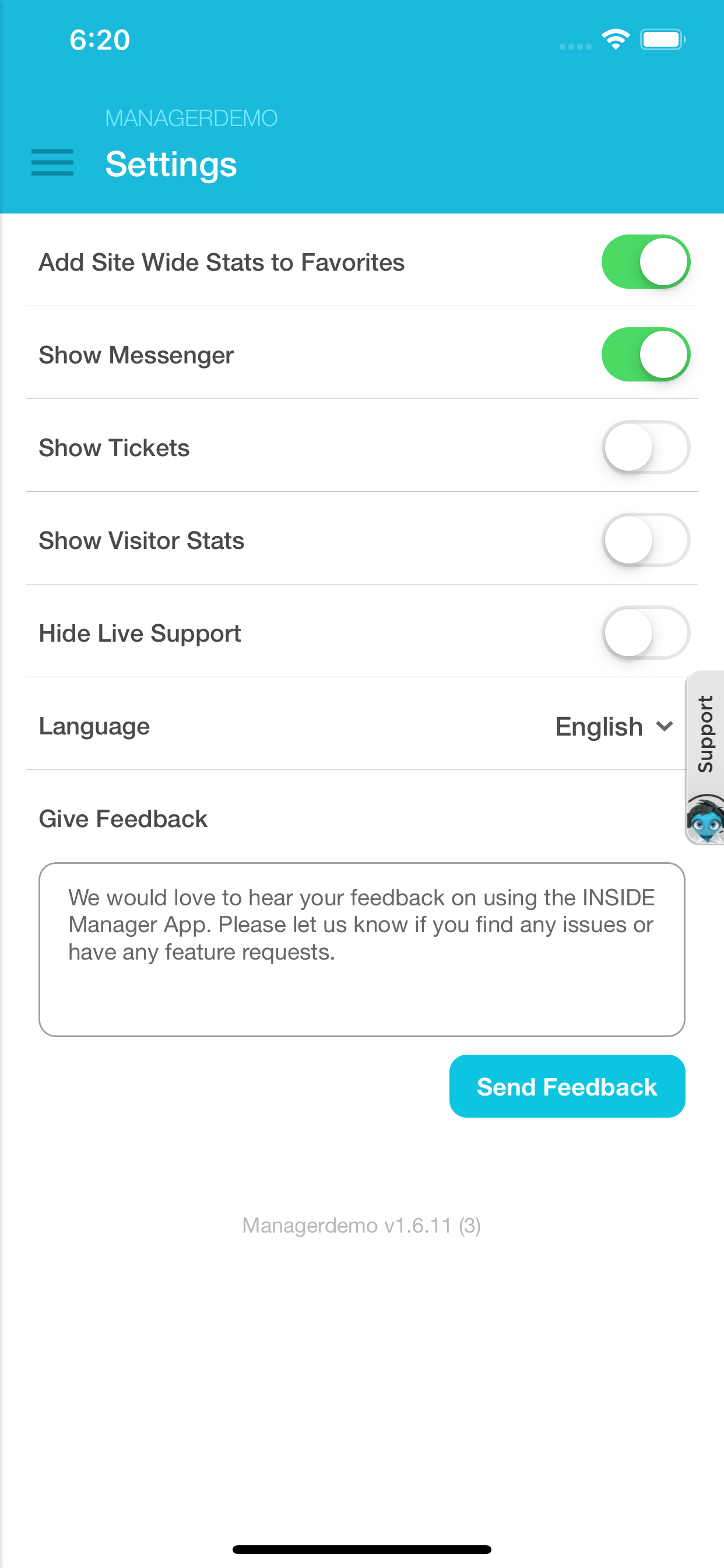 INSIDE Manager screenshot 3