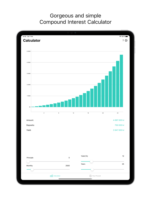 Screenshot #4 pour Compound Interest Calculator $