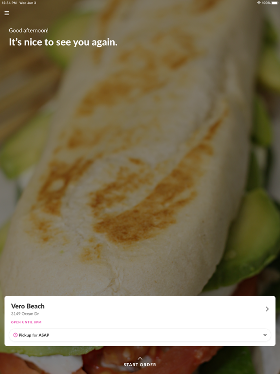 Cravings - Vero Beach iPad screenshot 2 - Food & Drink app