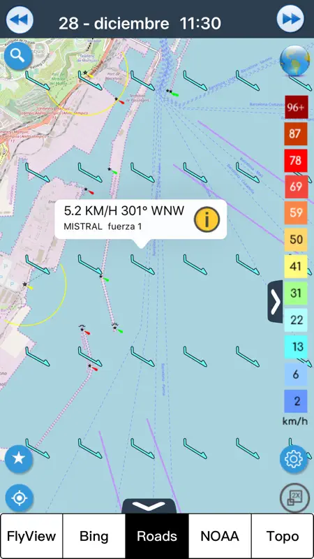 Pronóstico del viento screenshot 7 of 9