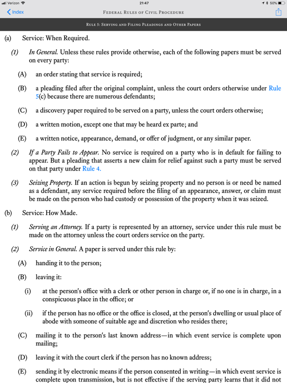 LawBox iPad screenshot 1 - Reference app