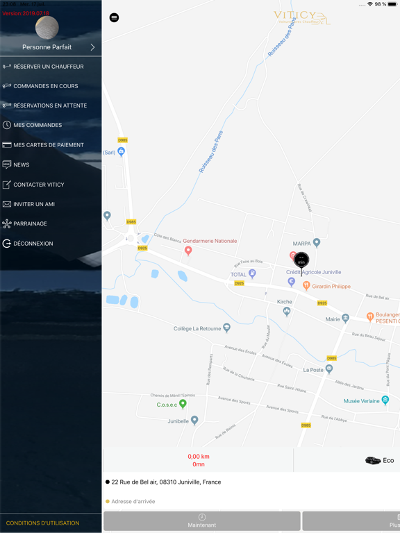 Screenshot #5 pour VITICY Chauffeur Privé VTC