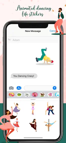 Game screenshot Animated Dancing Life Stickers hack