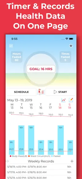 Game screenshot Intermittent Fasting Timer&Log hack