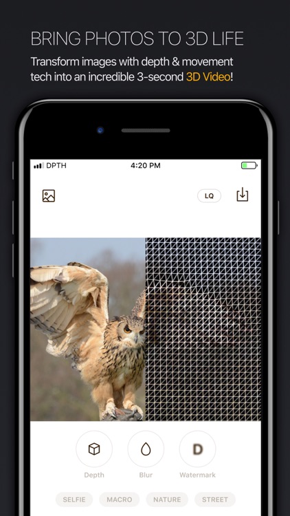 DPTH: AI 3d-photo editor