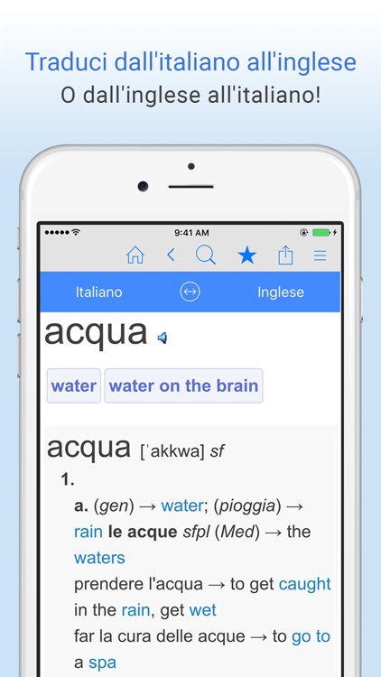 Dizionario Italiano-Inglese.