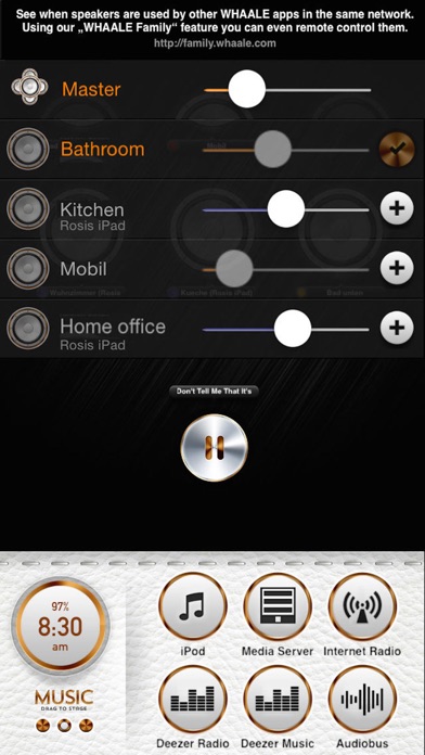 WHAALE Multiroom Player Screenshot