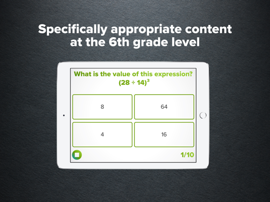 Screenshot #1 for 6th Grade Math Practice