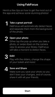 How to cancel & delete fabfocus - portrait mode blur 1